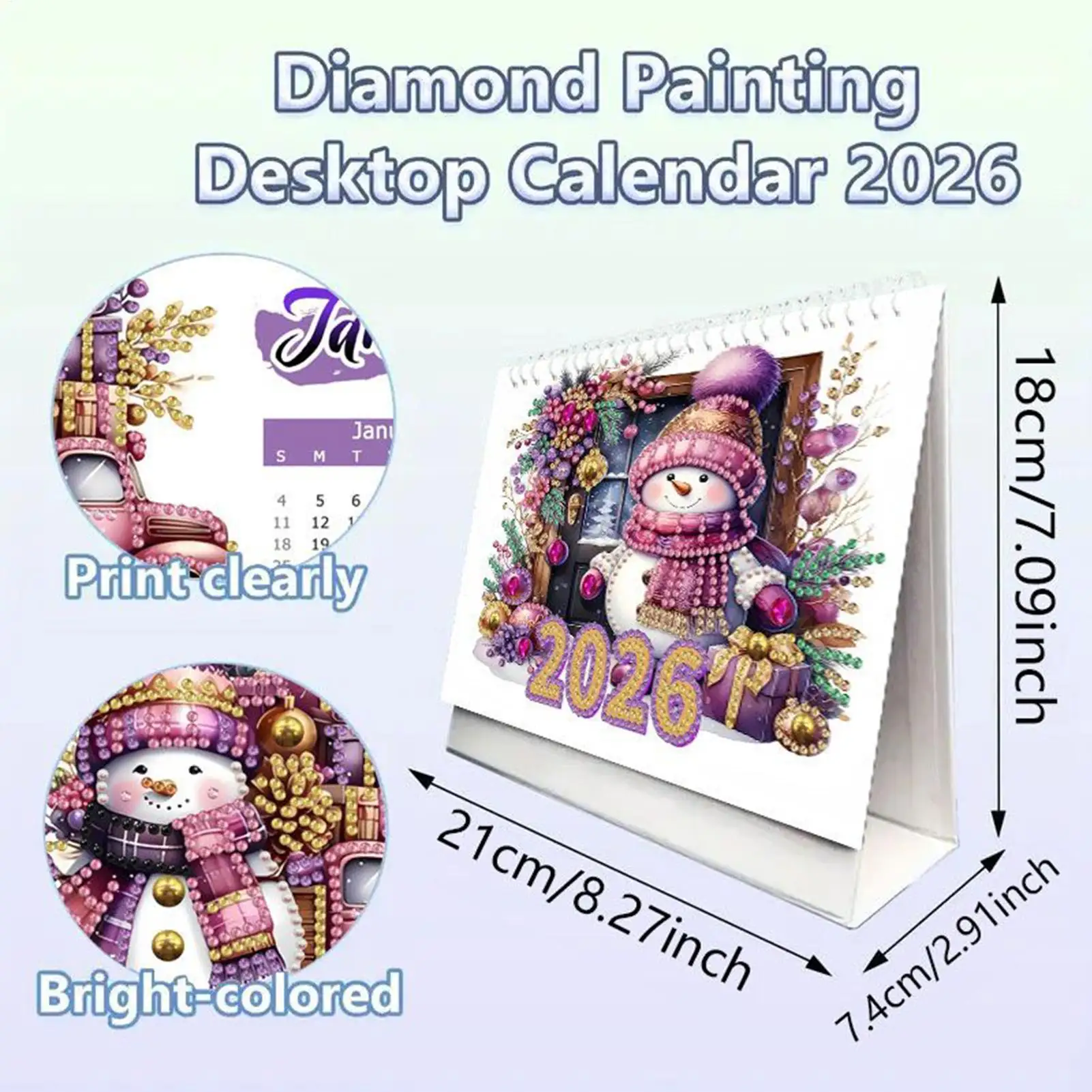 Diamond Art Calendar Kits 2026 Christmas Gnome Home Decor Christmas Diamond Art Calendar For Holiday Birthday Party Offices Home