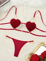 Abby Gold Chain Elegant Thong Set 2