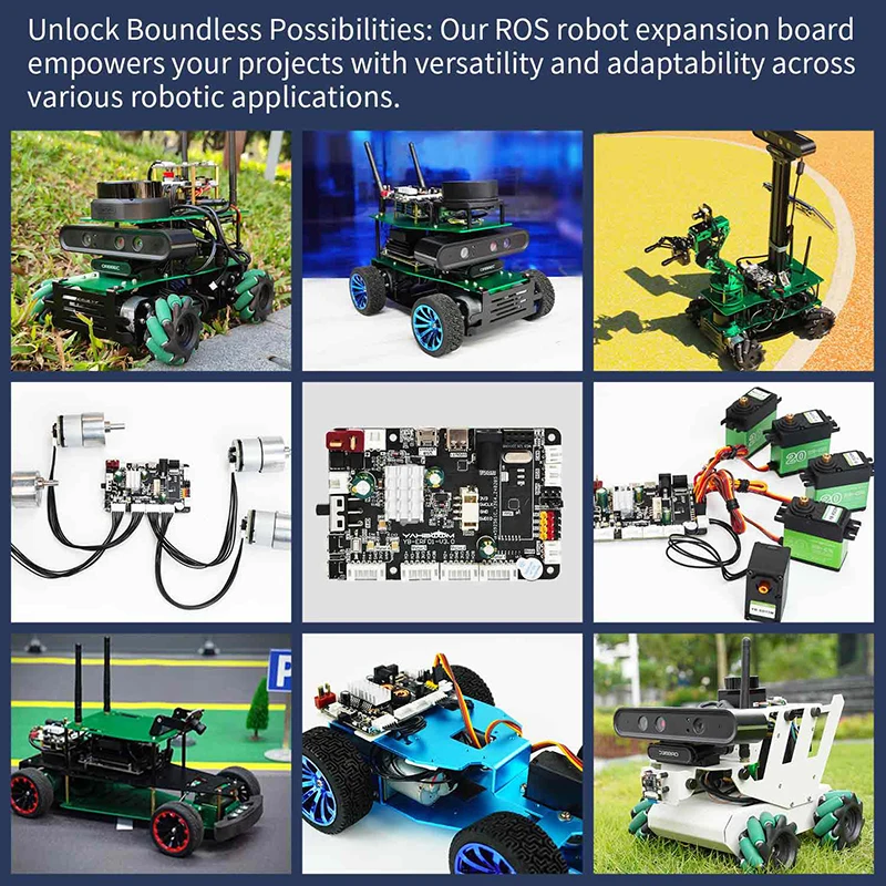 Scheda di controllo Robot ROS ROS2 compatibile con Raspberry Pi Jetson NANO con porta servomotore con sensore IMU a 9 assi - immagine 6