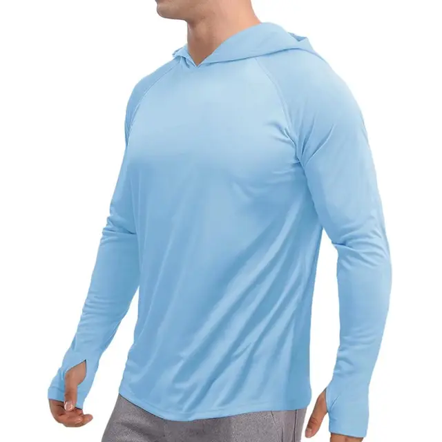 Sudadera Con Capucha De Protecciu00f3n Solar Para Hombres Y