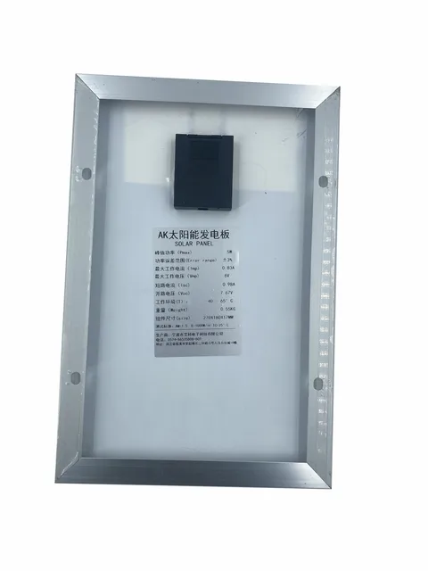 1PC Portable 5W 6V Solar Panel Outdoor Solar Charger Panel  solar power generation component 5