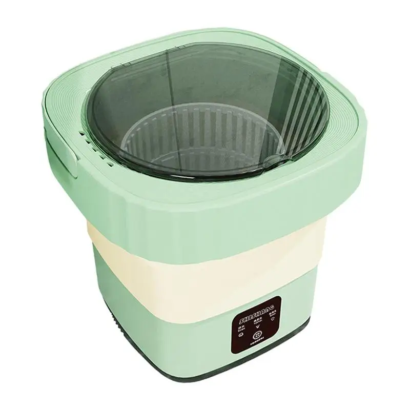 

Portable Washing Machine Underwear With Drain Bucket Socks Clothes Washer Camping Folding Mini Washing Machine Auto