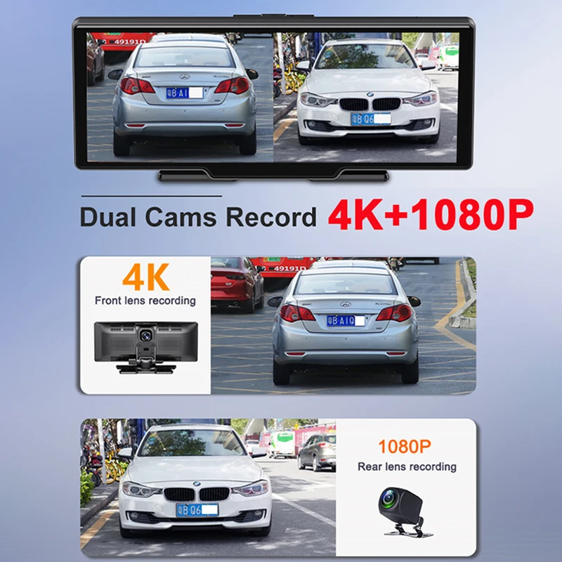 360 Traço Cam para Carros 2.5K camera veicular Controle WiFi GPS Embutido 2  Polegada Gravador de Vídeo Dvr Carro G300H Câmera para Veículo  Estacionamento Monitor acessório para carro - AliExpress