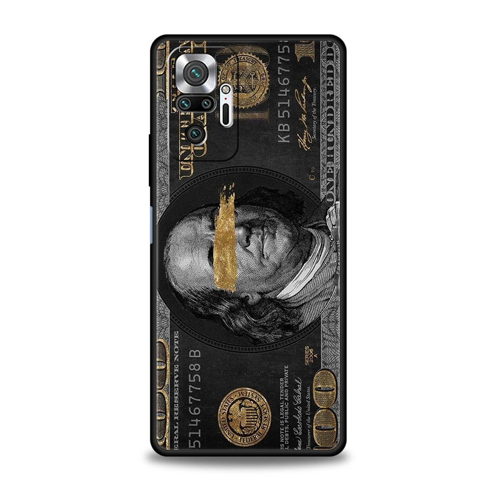 USD Dollar Cash Luxus Handyhülle für Redmi 14C 10C Note 14 13 12 10 11 Pro Plus 7 8T K40 K50 Gaming Pro Plus 5G TPU Shell – Detail 5
