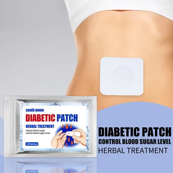 12pcs/bag Herbal Diabetic Pads Reduce High Blood Sugar Diabetes Patches Medications Natural Herbs Diabetic Plaster