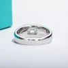 AnuJewel 2ct D Color Emerald  Moissanite Men Ring 925 Sterling Silver 18K Gold Plated Engagement Rings For Man Jewelry Wholesale 4