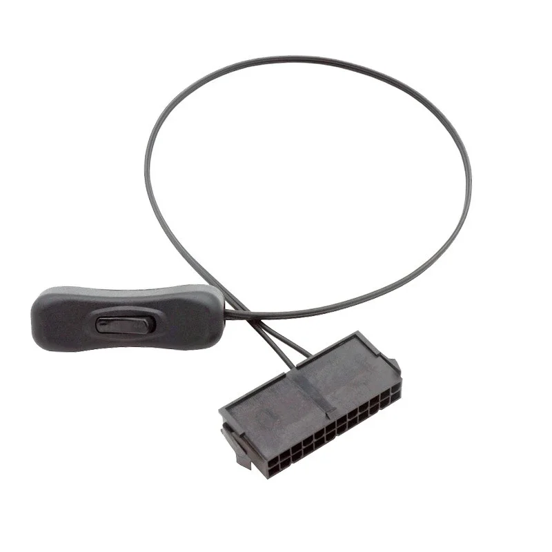 

Computer power startup connector PC power box startup line 24Pin no-load detector 304 switch short circuit