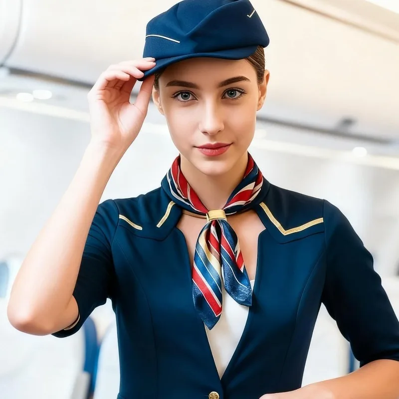 Women's Silk Scarf, Ring Clip, Fashionable Accessory, Fashionable Packaging Buckle for Convenient and Practical Storage