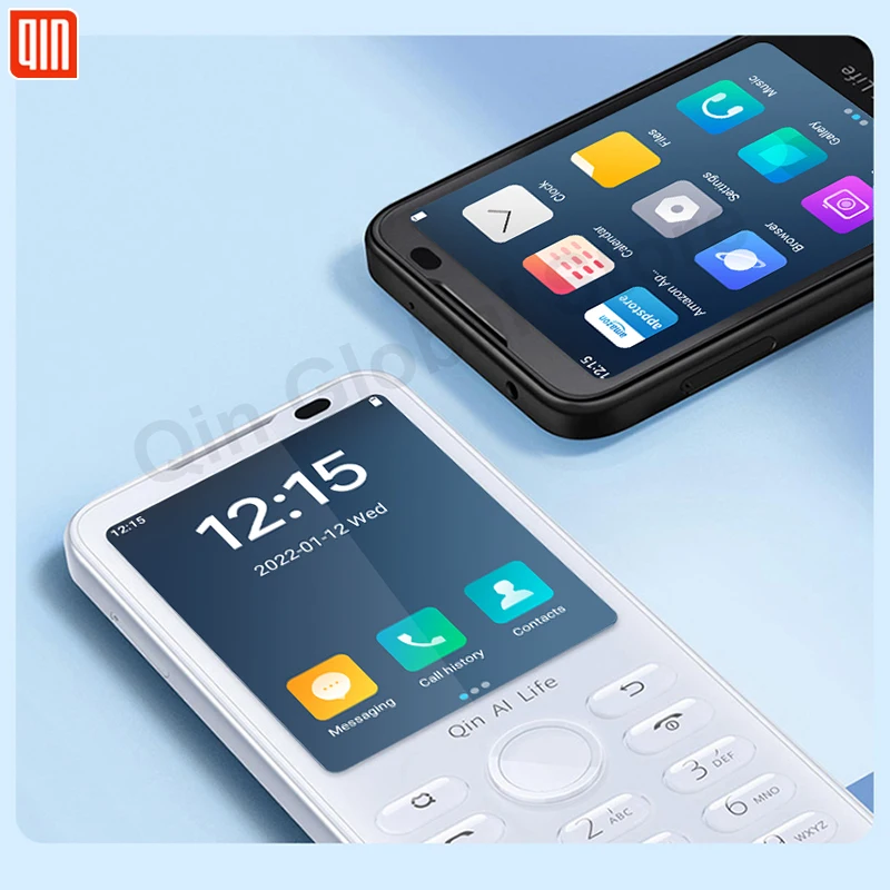 Qin F21 Pro Smart Touch Screen Phone Wifi 2.8 Inch 3GB 32GB Bluetooth 5.0 Duoqin Global Version 2120mAh Android Play Store Phone 4