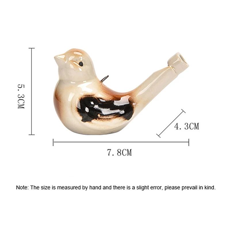 Coloured Drawing Water Bird Whistle Bathtime Musical Toy for Kid Early Learning Educational Children Gift Toy Musical Instrument