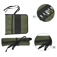 Multi-Purpose Tool Bag High Quality Professional Multi Pocket Hardware Tools Pouch Roll UP Portable Small Tools Organizer Bag 1