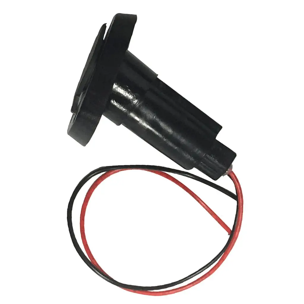 Universal Boat Stern Navigation Light Plug-in Base Socket 2-Prong Locking Collar Pole Light Mounting Base Round