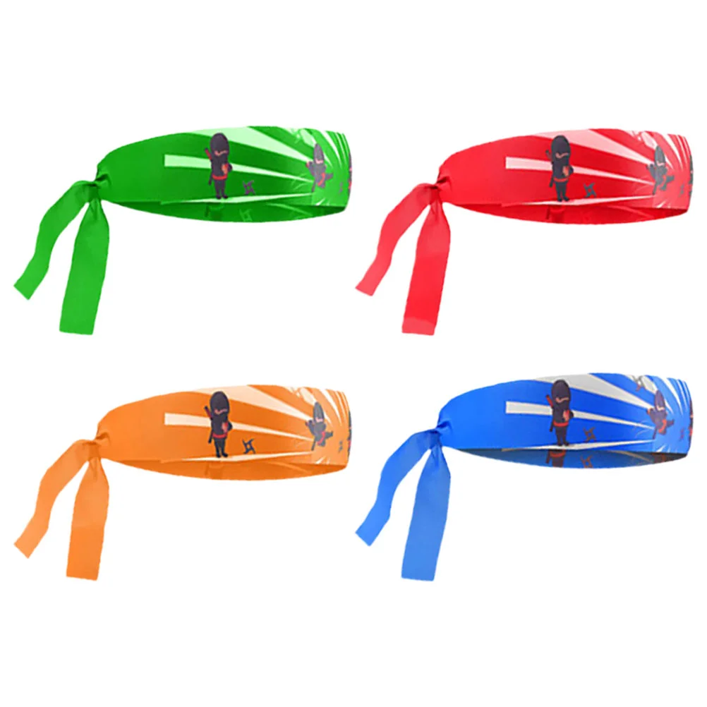 Ninja Headband Decorations Kids Pirate Birthday Party Supplies Karate Japanese Favors Costumes for 3