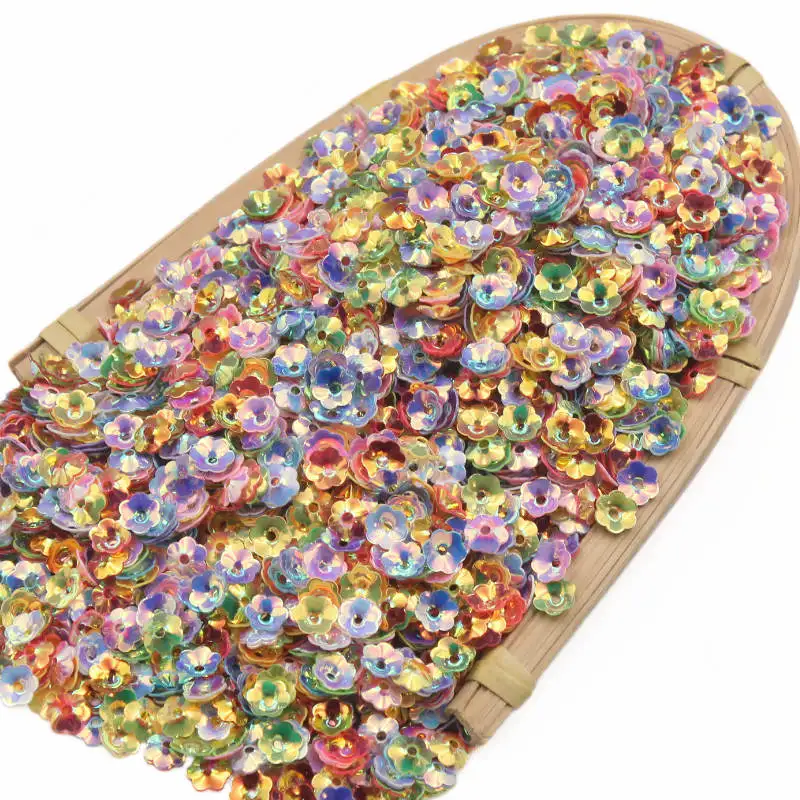 

500-3000Pcs 6mm Multicolour Sequins Bead Caps For Clothing Hat Sewing Supplies Diy Earrings Bracelet Jewelry Making Material