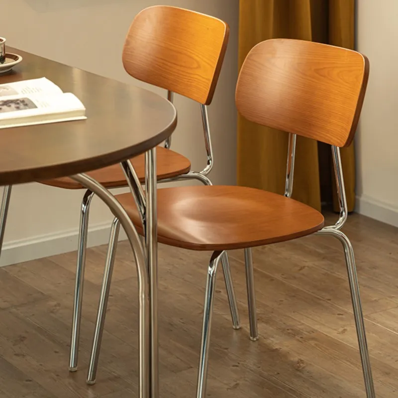Dining chair for Antique Coffee Shop Scandinavian Milk Tea Shop Simple Restaurant