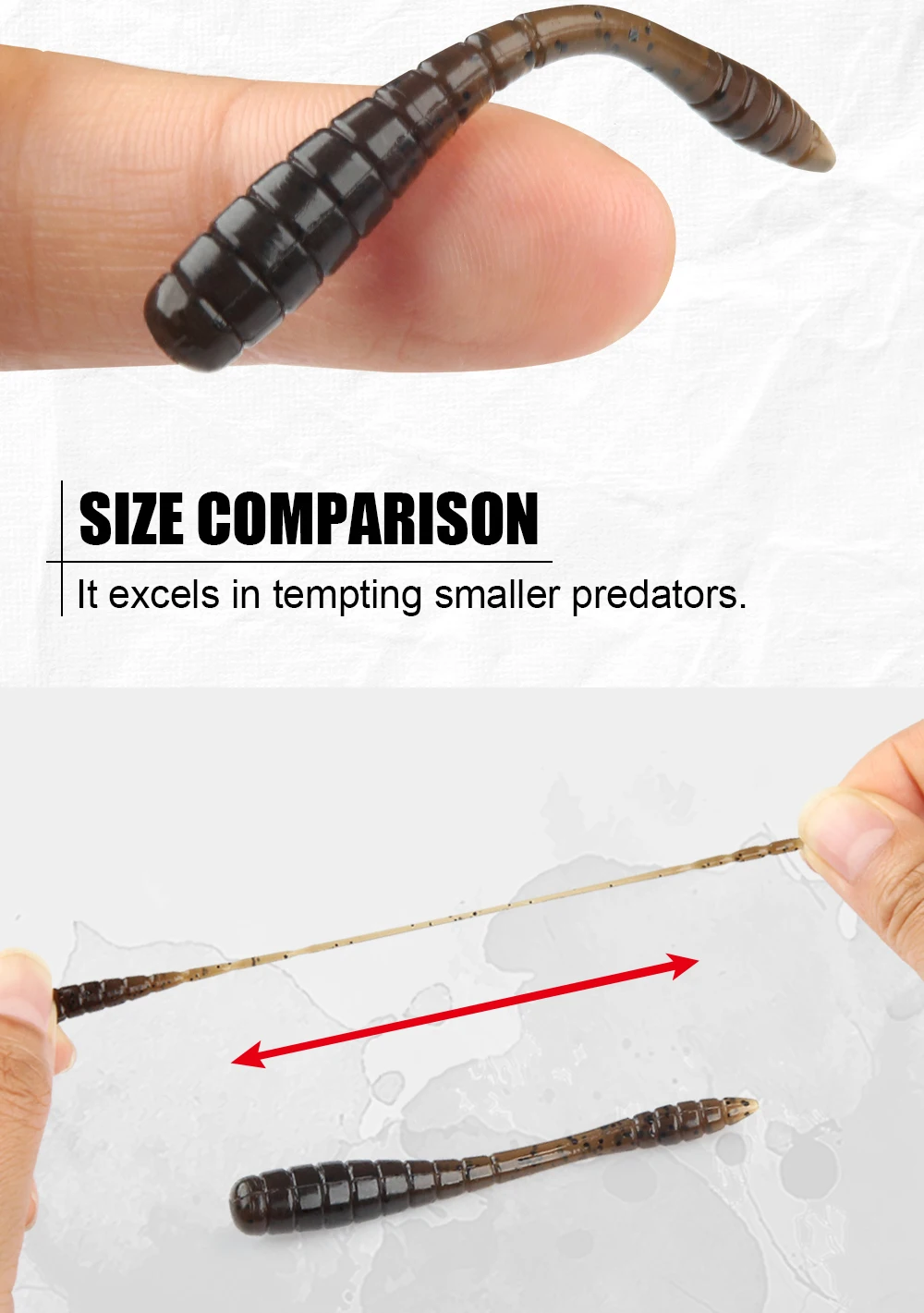 Spinpoler TPR Ajing Weiche Köder Künstliche Köder Felsen Meer Angeln Ozean Rockfish Swimbait Wurm Wobbler Schwimmende Hohe Qualität Pesca – Detail 3
