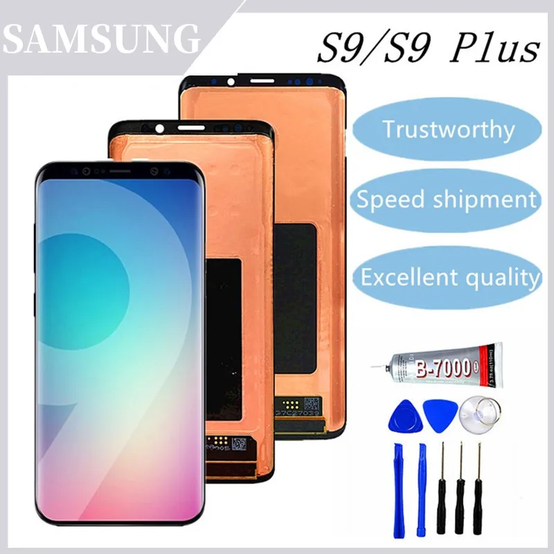 

Для SAMSUNG Galaxy S9 S9 + ЖК сенсорный экран дигитайзер с рамкой S9 Plus ЖК G960 G965 дисплей