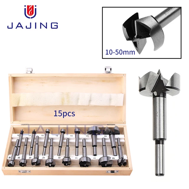 Enhance Your Woodworking Skills with the JAJING 15pcs Forstner Drill Bit Set