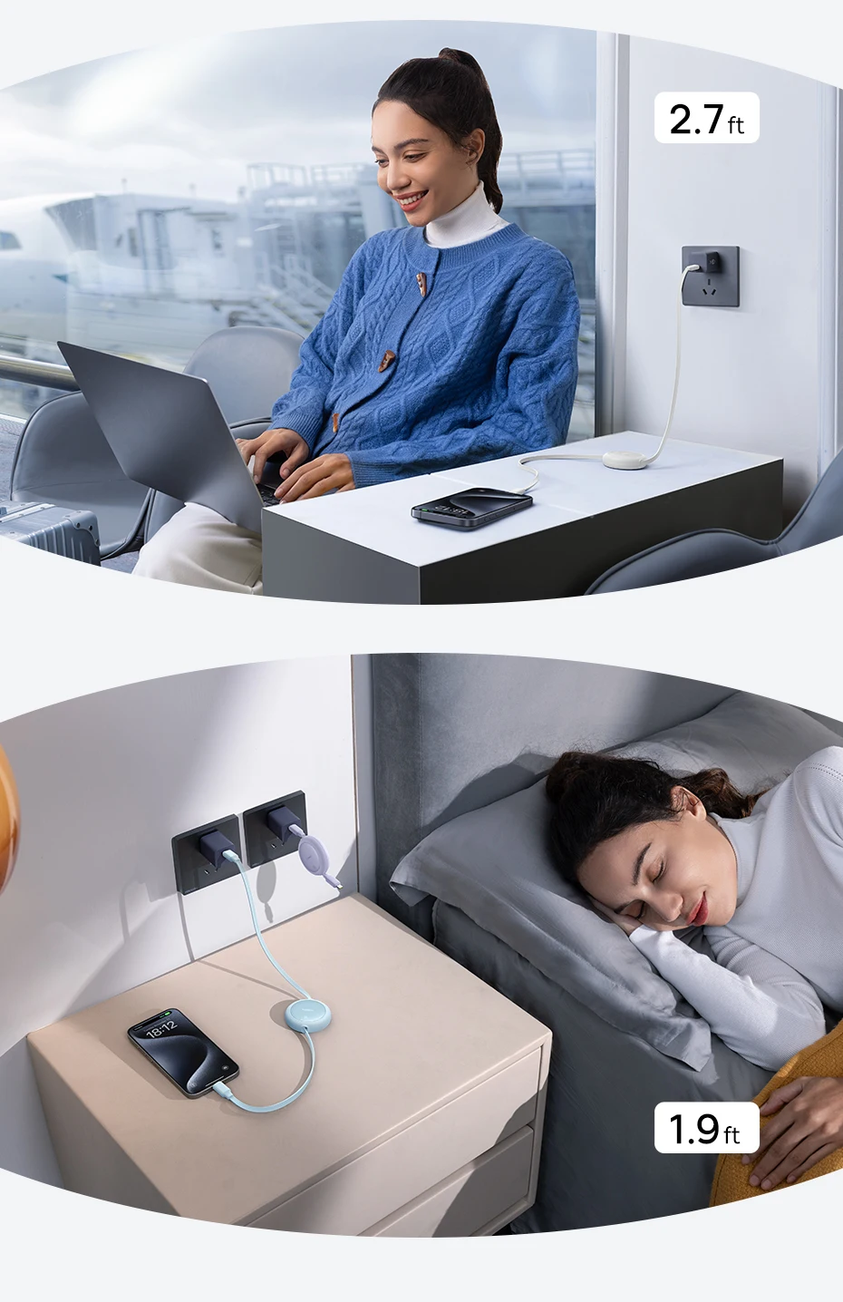 Baseus 60W Retractable USB-C to USB-C Fast Charging Cable