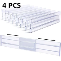 Adjustable Storage Drawers Divider Retractable Drawer Partition Holder Stationery Underwear Clapboard Kitchen Drawer Organizer 1