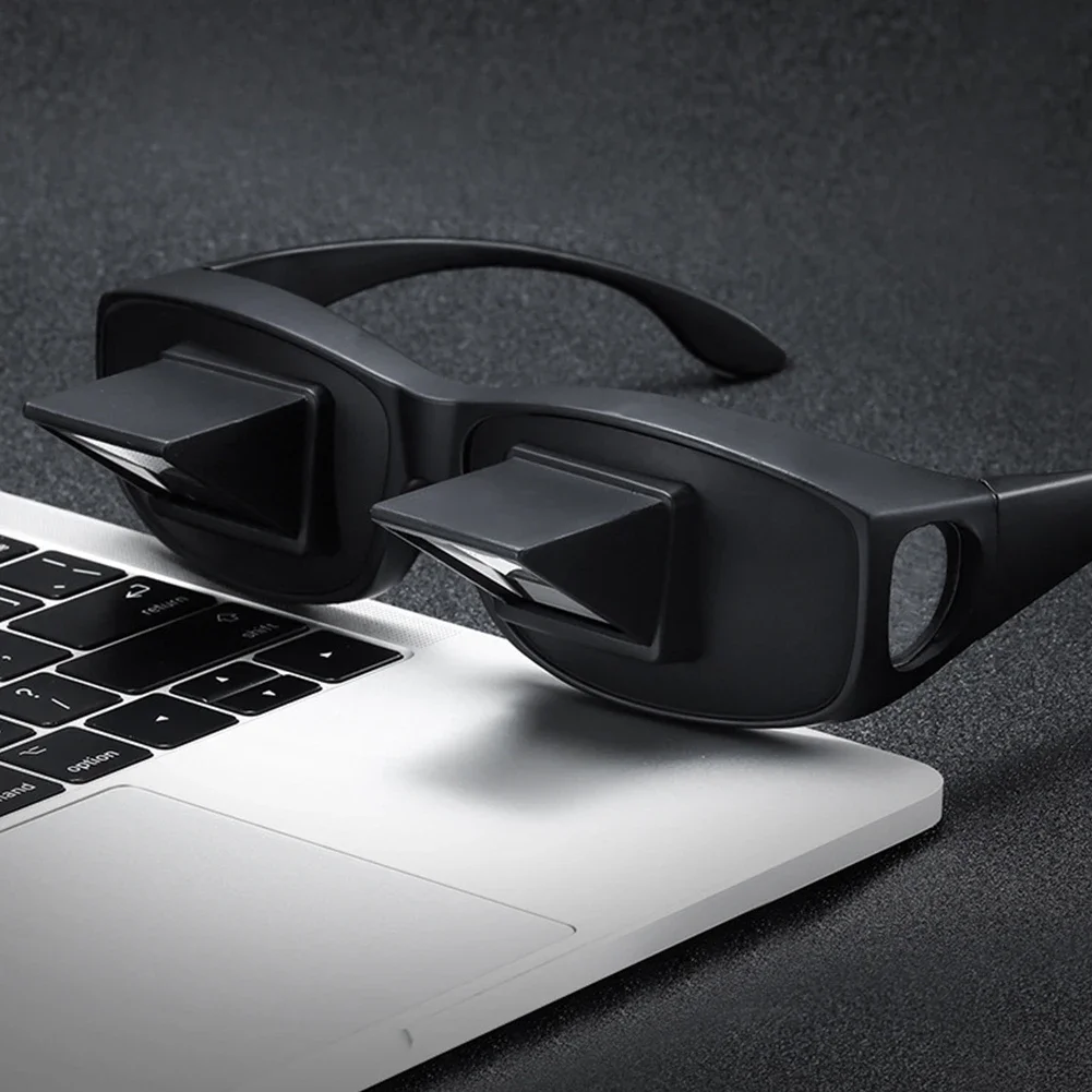 Lazy Creative Periscope Horizontal Reading Books Sit Glasses On Bed Lie Down View TV Myopia Usable Prism Spectacles