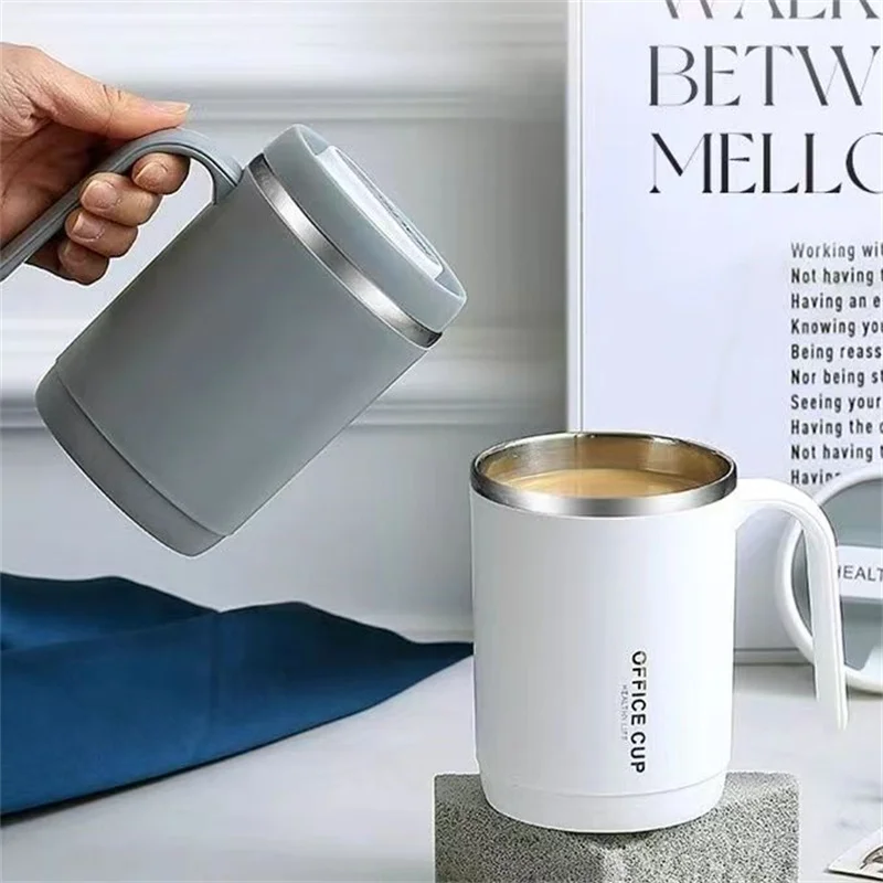 Tazza Sottovuoto In Acciaio Inossidabile 500 Da 304 Ml Tazza Termica Per Tè Al Latte Con Manico Bottiglia Termica A Prova Di Perdite Bottiglia D'Acqua