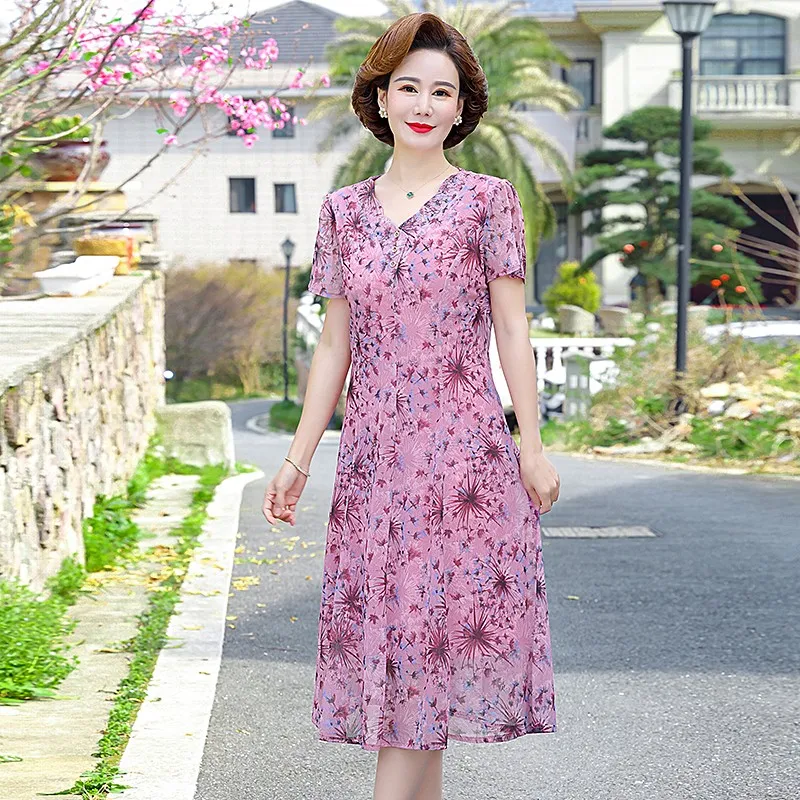 

New Korean Print Tulle Dress Women Summer Fashion Thin Mesh Beach A-Line Dresses Vestidos De Mujer Casual Elegante Robe Femme