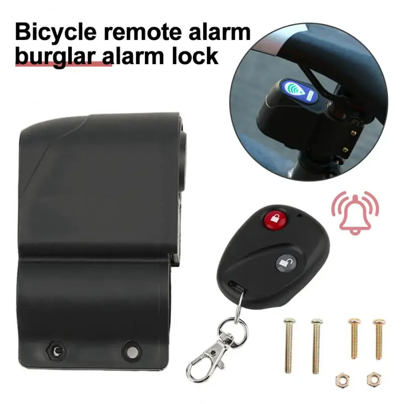 

Lock Anti-theft Remote Control Mountain Road Bike Excellent Cycling Security Lock Vibration Alarm Accessories