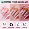 Makartt Acrylic Powder, 2oz Glitter Acrylic Nail Powder for Extension, Professional Shiny Nail Acrylic Powder for Acrylic Nails, 5