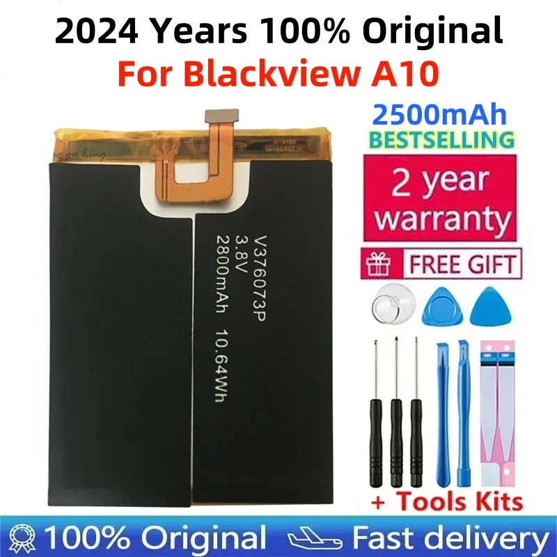 

100% New Original 2500mAh For Blackview A10 Waterproof Smart Mobile Phone li-ion Battery 5.0inch Blackview A10