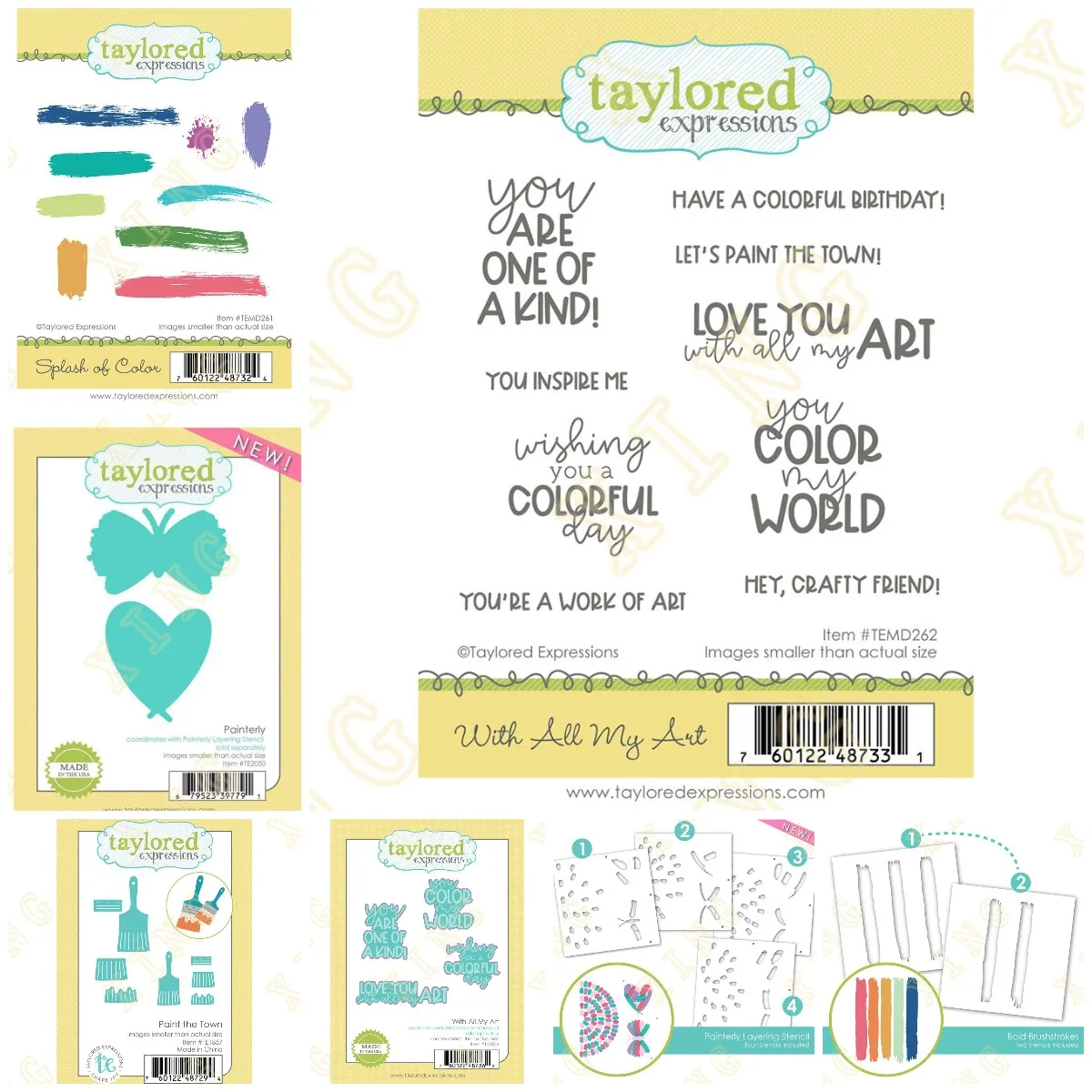 

Paint the Town With All My Art New Metal Cutting Dies and Stamps DIY Scrapbooking Card Stencil Paper Cards Handmade Album Stamp