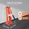 VEVOR Hydraulic Engine Hoist with Lever 2 Ton/4400 LBS Foldable Engine Crane and Engine Hoist Leveler for Auto Repair, Loading 6