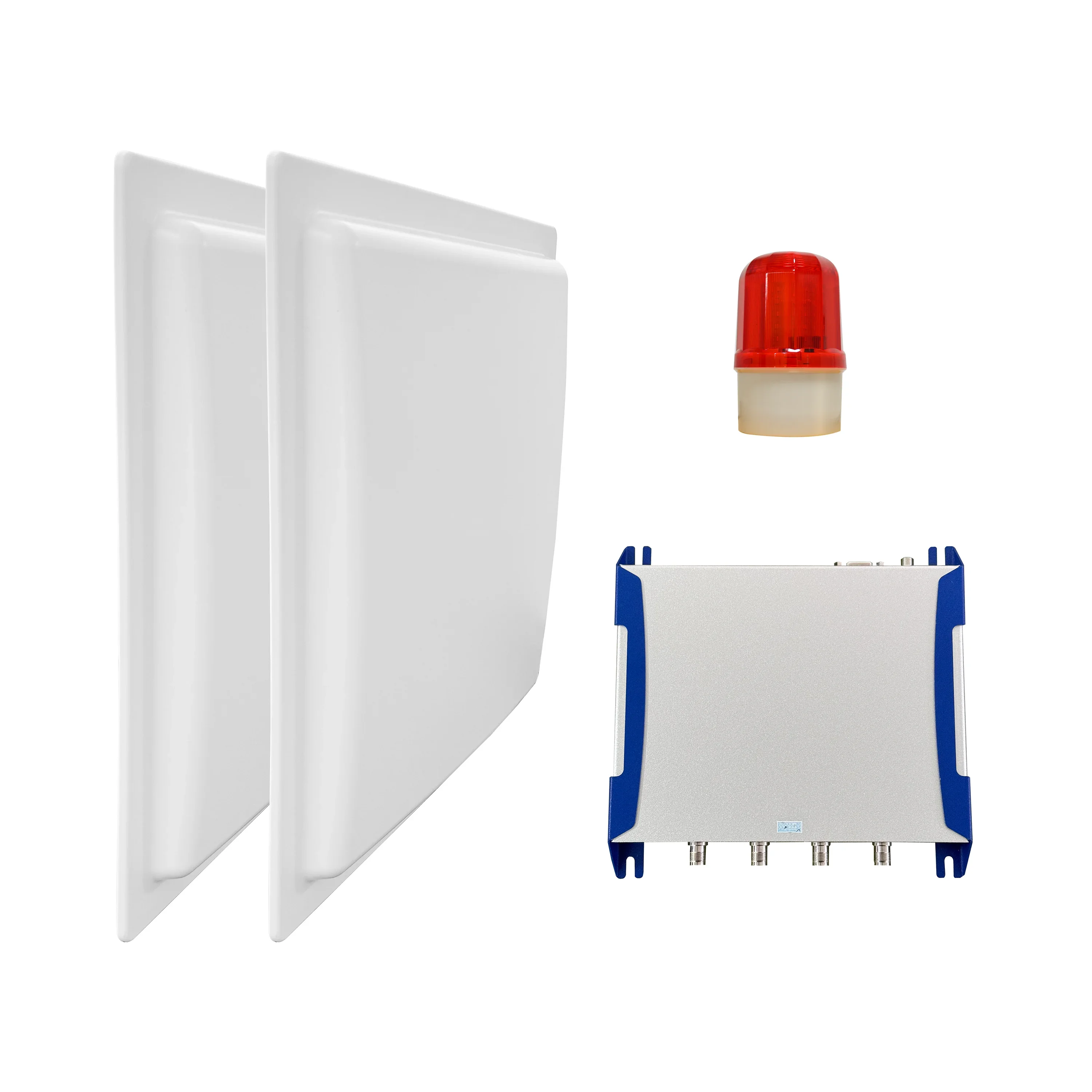 UHF 860-960 MHz RFID System Retail anti-theft goods inventory EAS system ABS Square 1 host 2 antenna 5-10m detection Range