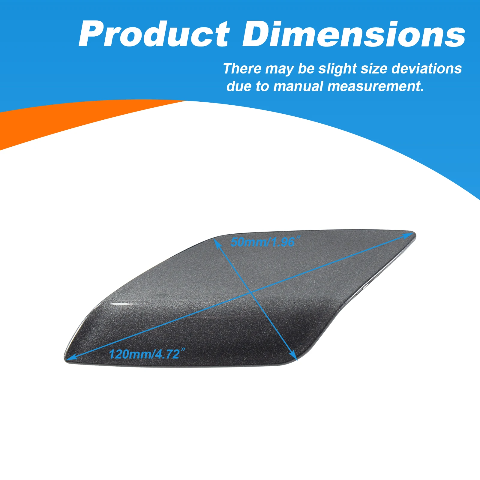 Front Bumper Headlight Washer Cover Cap For VW Golf VI
