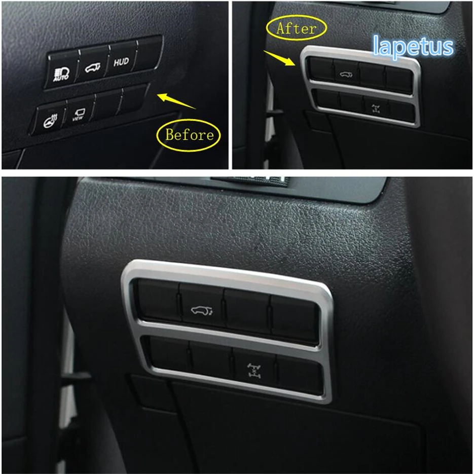

Accessories Car Front Head Lights Lamps Switch Button Control Panel Decoration Cover Trim Fit For Lexus RX RX450h 2016 - 2021