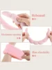 3pcs cloud headband set Towel cloth sponge Fried Dough Twists hair band high skull top facial wash hair band wrist band 4