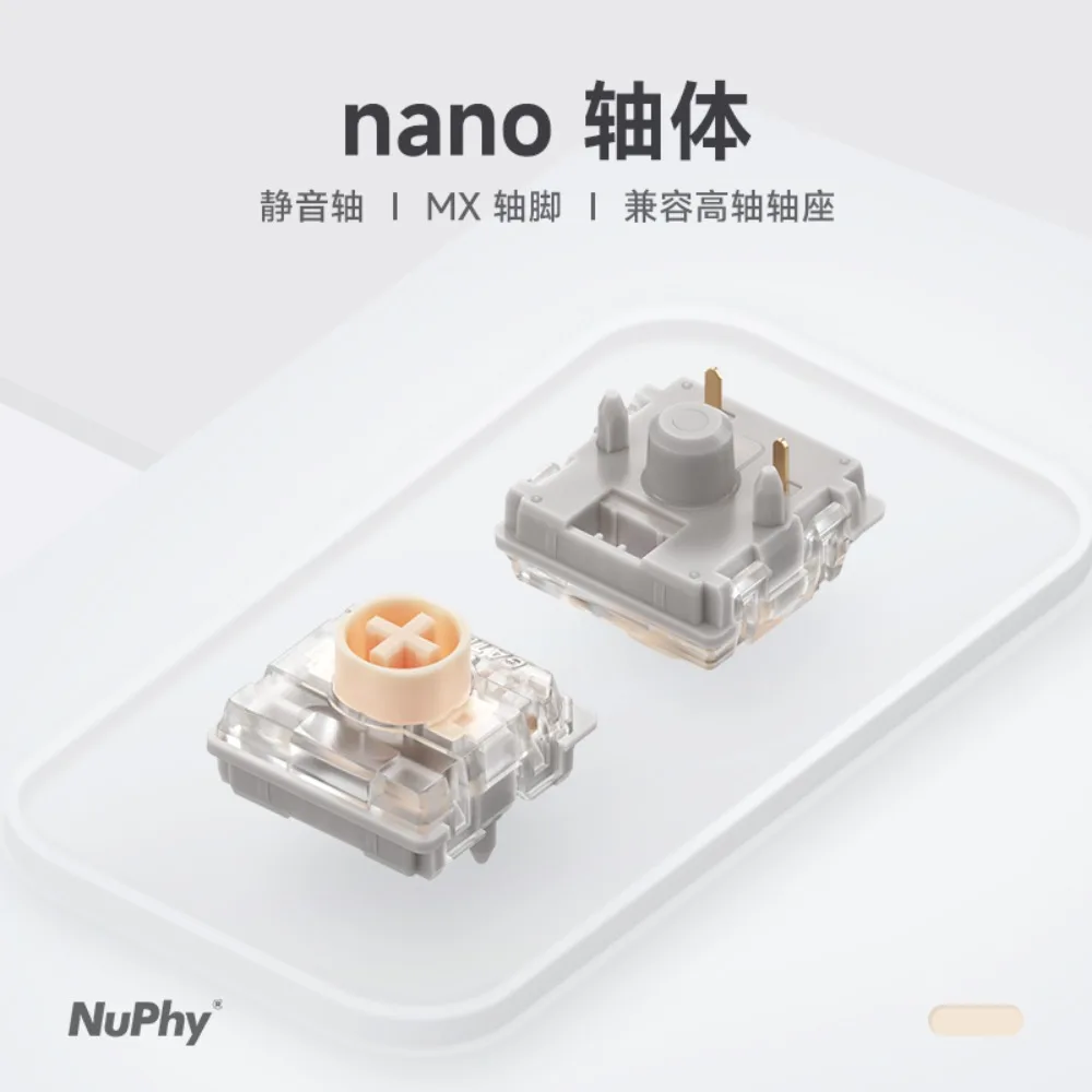 NuPhy Nano Low Profile Max 맞춤형 리니어 스위치 핫스왑 기계식 키보드 액세서리 (하이 스위치 시트 키보드용)