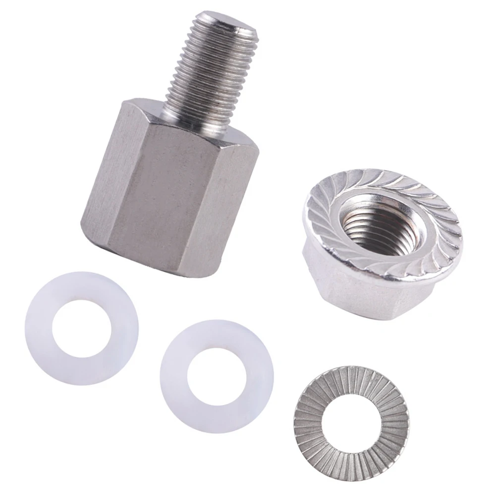 Bicycle Axle Adapter Stainless Steel Bicycle Traction Head Extension Screw Easy Installation Baby Pet Bike Trailer Accessory 3