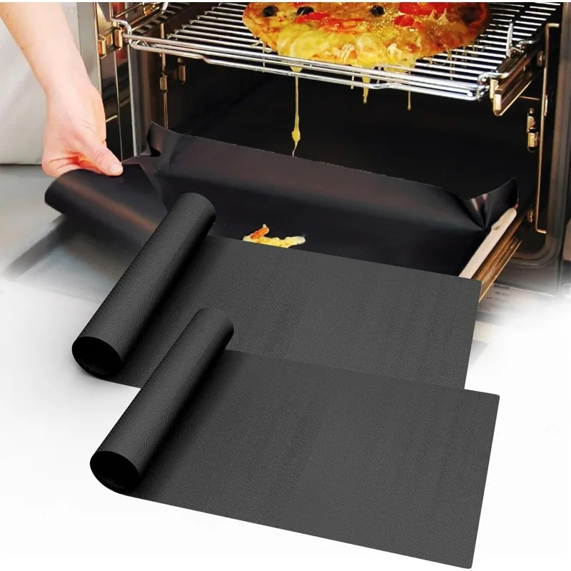 Homealexa Set di 5 tappetini per barbecue 40x33 cm, antiaderenti e