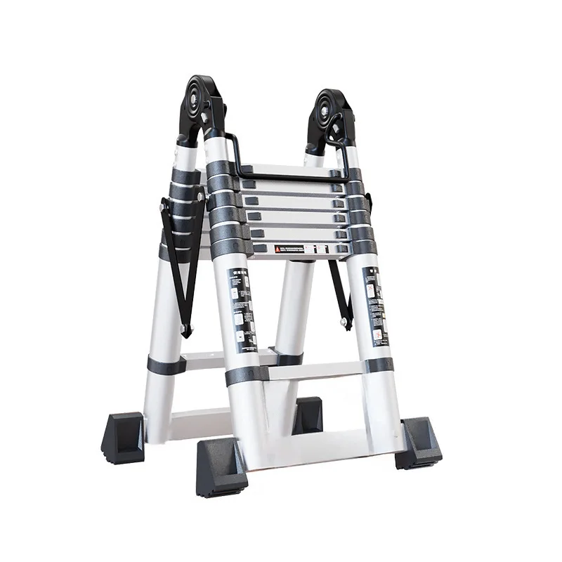 Folding Stainless Steel Herring Bone Ladder - Image 5