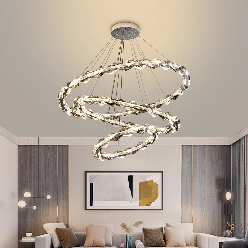 

Modern crystal luxury chandelier for living room bedroom dining room home decoration LED lighting ceiling light