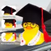 2 Set Graduation Rubber Duck,Car Duck Graduation Gift with Tassels for Kids Student Classroom Party Favors 5