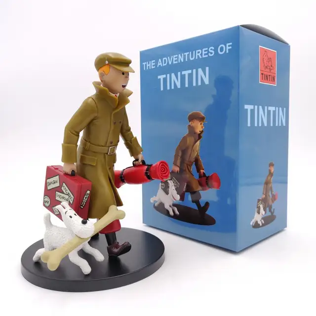 8cm TINTINの冒険フィギュアセット the-adventures-of-tintin---