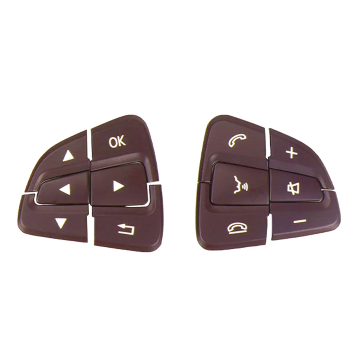

Multi-Function Steering Wheel Switch Buttons for Mercedes Benz Brown