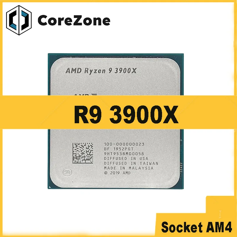 라이젠 9 3900X R9 3900X 3.8GHz 12코어 24스레드 CPU 프로세서 7N..