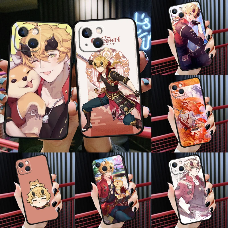 Custodia Genshin Impact Thoma Per Iphone 15 13 14 Pro Max 11 12 14 Pro Max Xs Xr X 8 7 Plus Se 2020 13 12 Mini Cover Coque