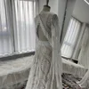 Mryarce Trendy Long Boho Sleeves Lace A Line Wedding Dresses Side Slit Keyhole Back Bohemian Bridal Gowns 5