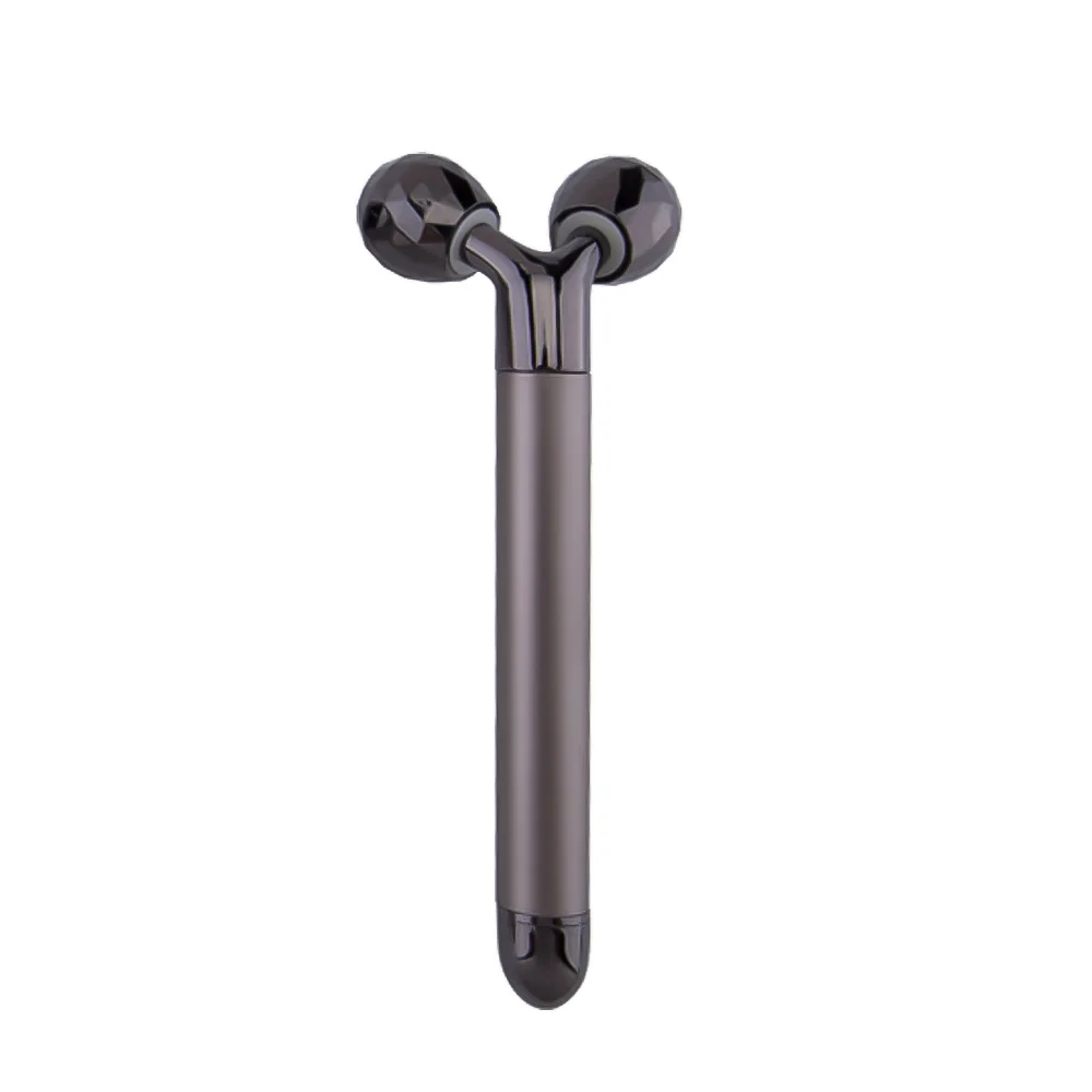 thumbnail image 1 of Rodillo de masaje eléctrico vibrador de metal, masajeador facial antiarrugas, lifting facial para ojos, rodillo vibratorio, belleza, salud, cuidado de la piel, 1 of 5