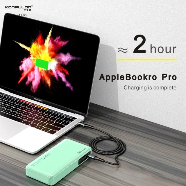 20000mAh 대용량, 빠른 고속 충전, 편리한 디지털 디스플레이