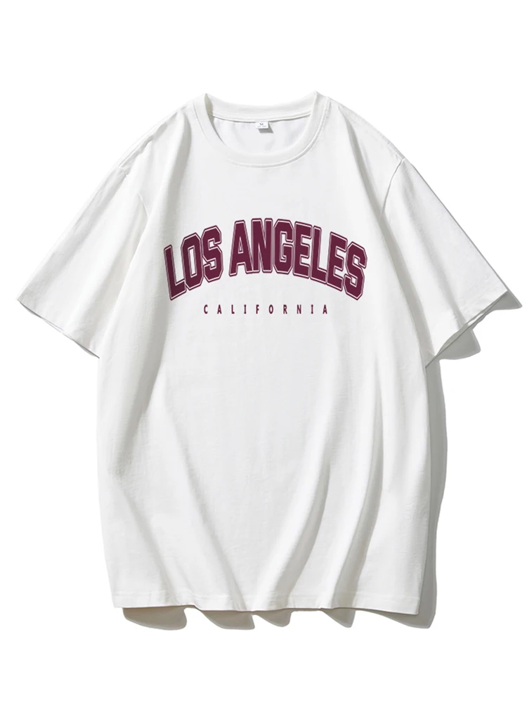 Hirsionsan Korean Letter Graphic T-shirt Women 2023 Summer O-neck Short Sleeve Basic Tees Female Oversized 100% Cotton201_voghion.com